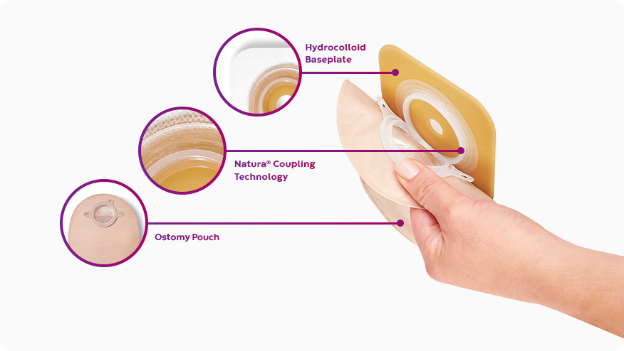 illustration av Natura® 2-delat system